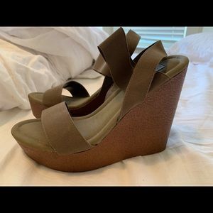 Olive Green Steve Madden wedges